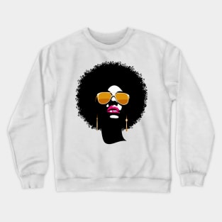 Afrocentric Woman Crewneck Sweatshirt